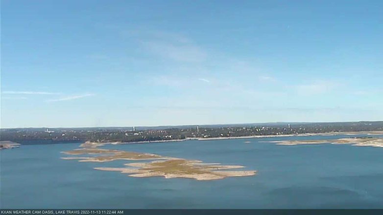 Lake Travis webcam, November 13, 2022 11:25 AM CT