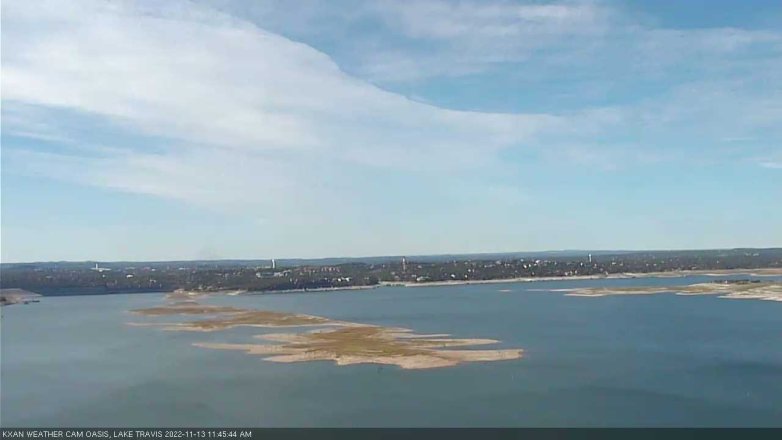 Lake Travis webcam, November 13, 2022 11:45 AM CT