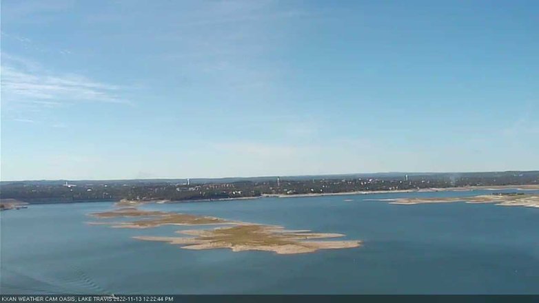 Lake Travis webcam, November 13, 2022 12:25 PM CT