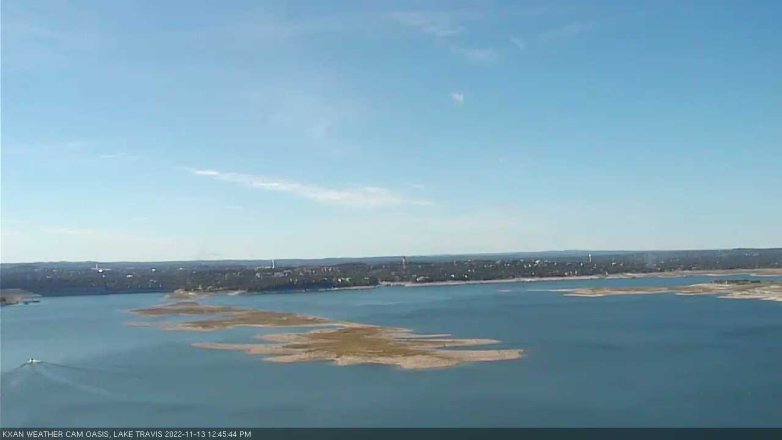 Lake Travis webcam, November 13, 2022 12:45 PM CT