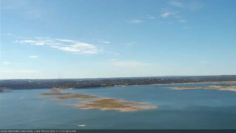 Lake Travis webcam, November 13, 2022 1:00 PM CT