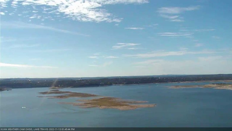 Lake Travis webcam, November 13, 2022 1:45 PM CT