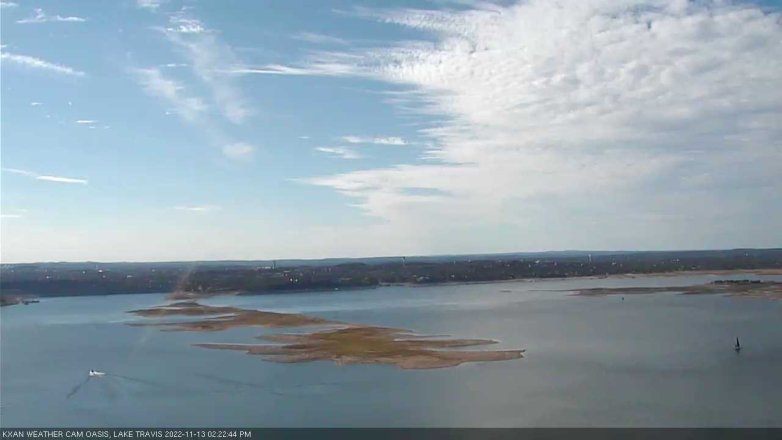 Lake Travis webcam, November 13, 2022 2:25 PM CT