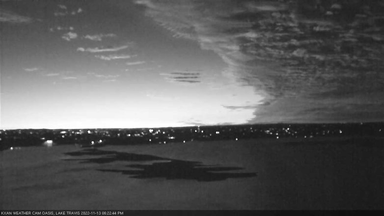 Lake Travis webcam, November 13, 2022 6:25 PM CT