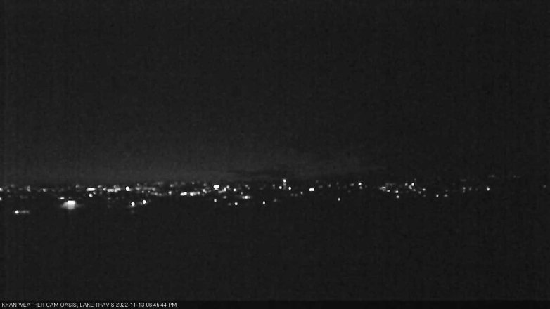 Lake Travis webcam, November 13, 2022 6:45 PM CT