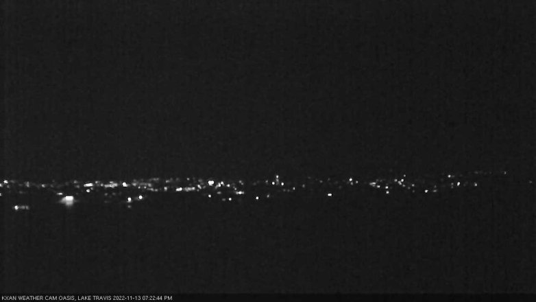Lake Travis webcam, November 13, 2022 7:25 PM CT