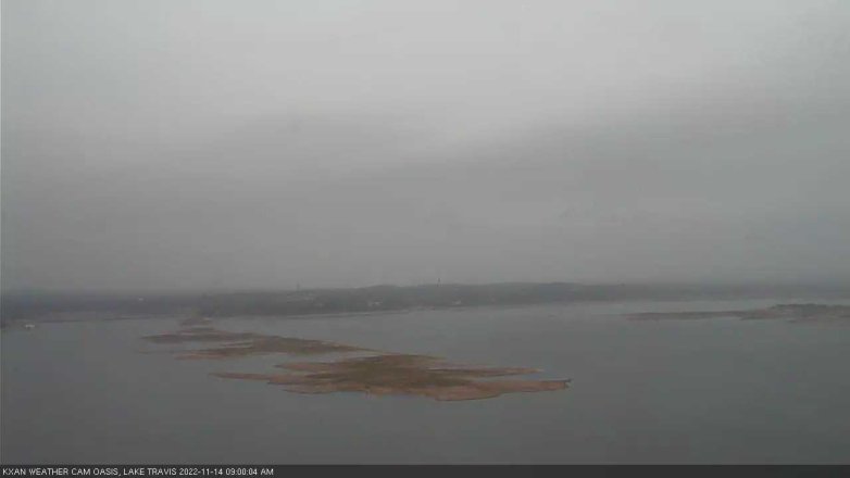 Lake Travis webcam, November 14, 2022 9:00 AM CT