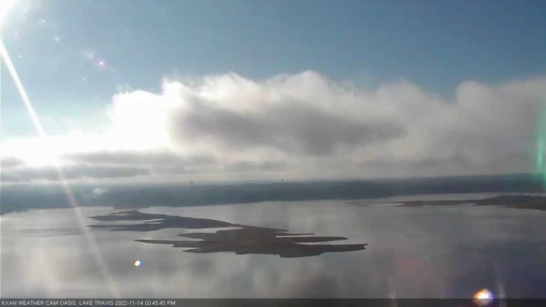 Lake Travis webcam, November 14, 2022 3:45 PM CT