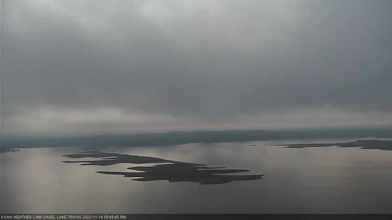 Lake Travis webcam, November 14, 2022 5:45 PM CT