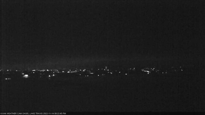Lake Travis webcam, November 14, 2022 8:25 PM CT