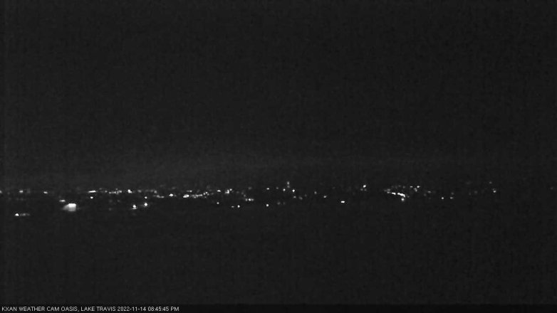 Lake Travis webcam, November 14, 2022 8:45 PM CT