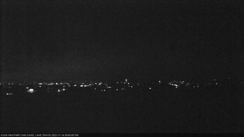 Lake Travis webcam, November 14, 2022 9:45 PM CT