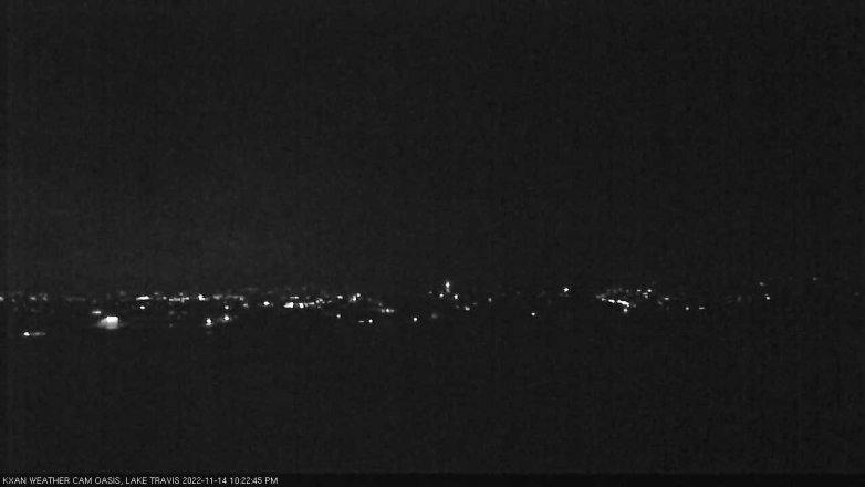 Lake Travis webcam, November 14, 2022 10:25 PM CT