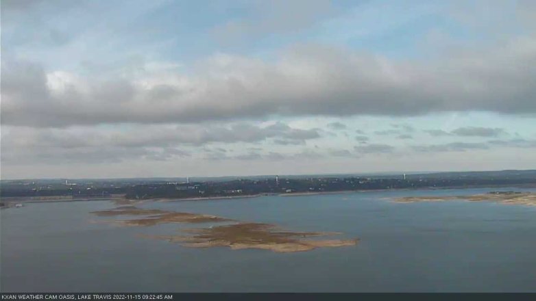 Lake Travis webcam, November 15, 2022 9:25 AM CT