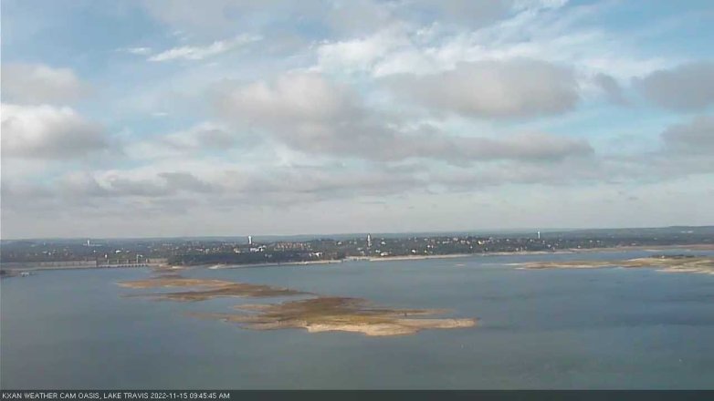 Lake Travis webcam, November 15, 2022 9:45 AM CT