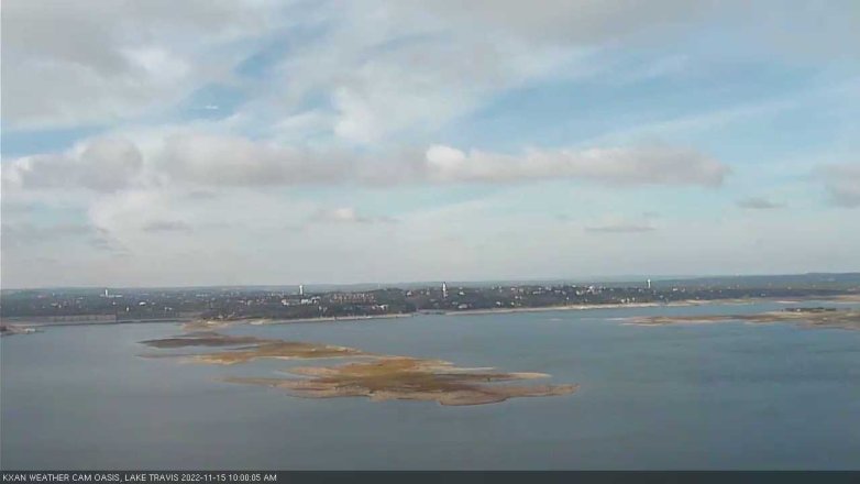 Lake Travis webcam, November 15, 2022 10:00 AM CT
