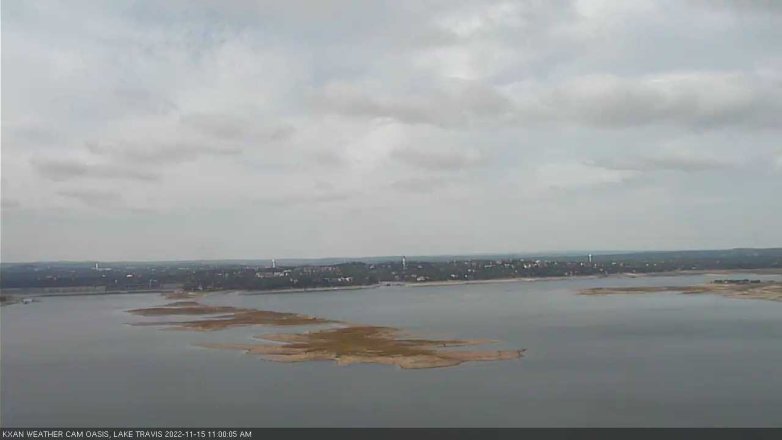 Lake Travis webcam, November 15, 2022 11:00 AM CT