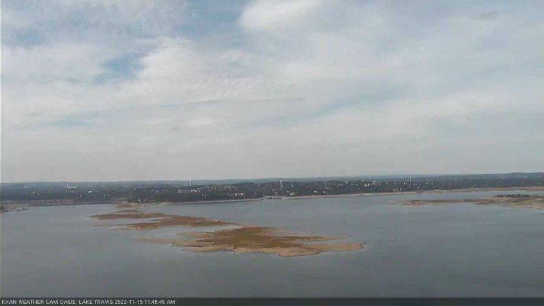 Lake Travis webcam, November 15, 2022 11:45 AM CT