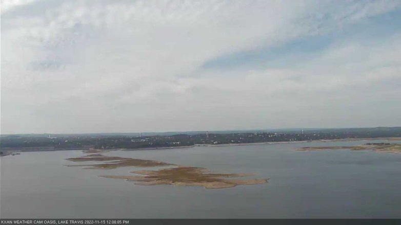 Lake Travis webcam, November 15, 2022 12:00 PM CT