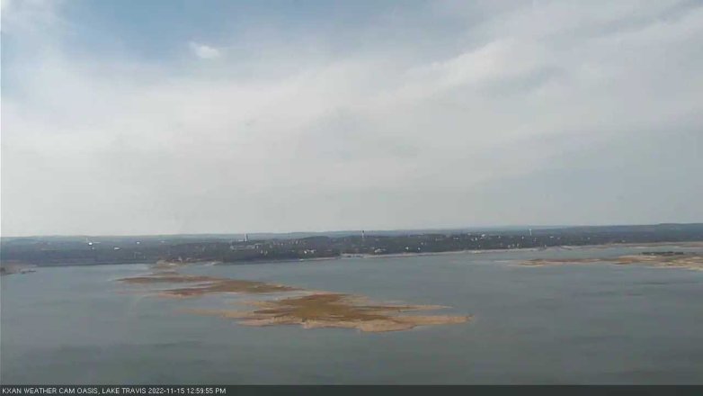 Lake Travis webcam, November 15, 2022 1:00 PM CT