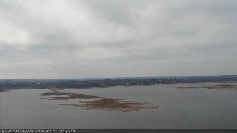 Lake Travis webcam, November 15, 2022 1:45 PM CT