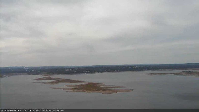 Lake Travis webcam, November 15, 2022 2:00 PM CT