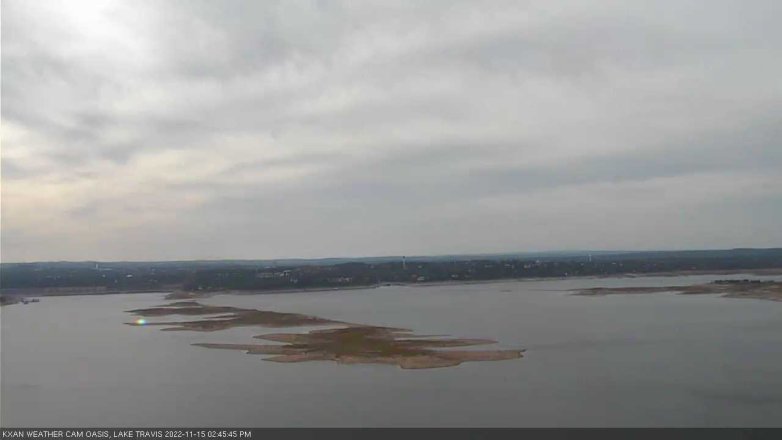 Lake Travis webcam, November 15, 2022 2:45 PM CT