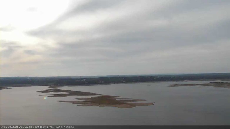 Lake Travis webcam, November 15, 2022 3:00 PM CT