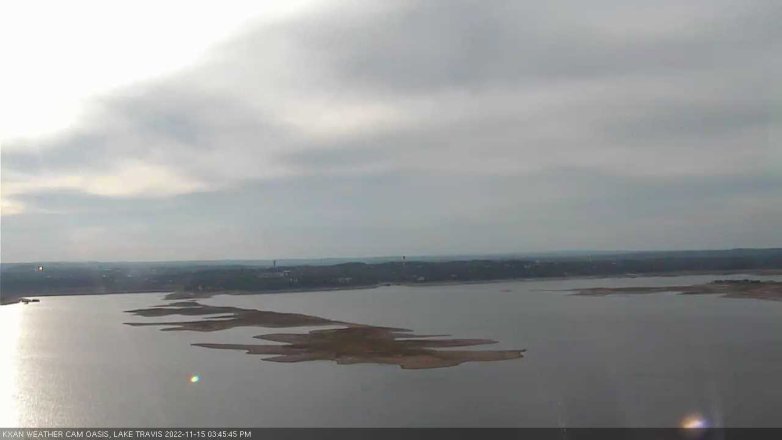Lake Travis webcam, November 15, 2022 3:45 PM CT