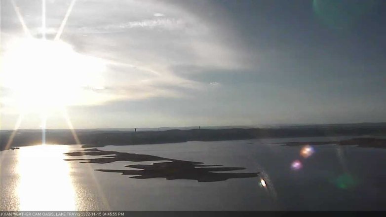 Lake Travis webcam, November 15, 2022 4:45 PM CT
