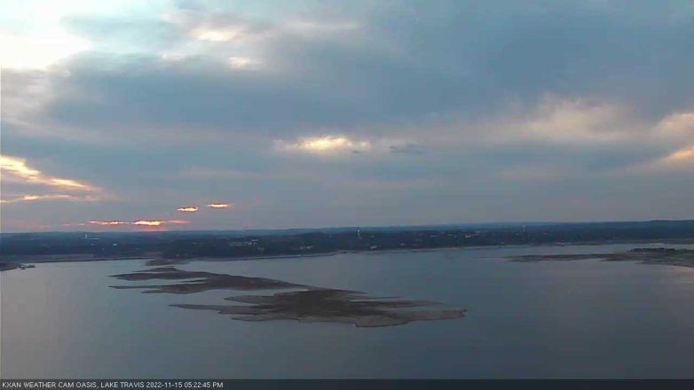 Lake Travis webcam, November 15, 2022 5:25 PM CT