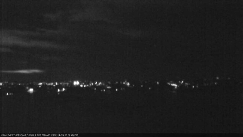 Lake Travis webcam, November 15, 2022 6:25 PM CT