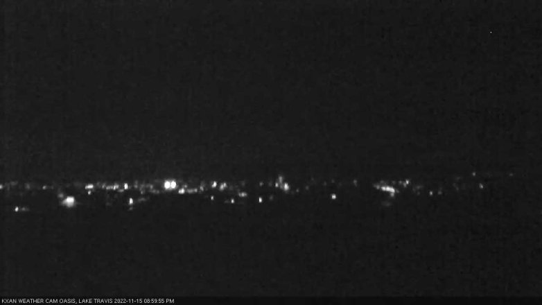 Lake Travis webcam, November 15, 2022 9:00 PM CT