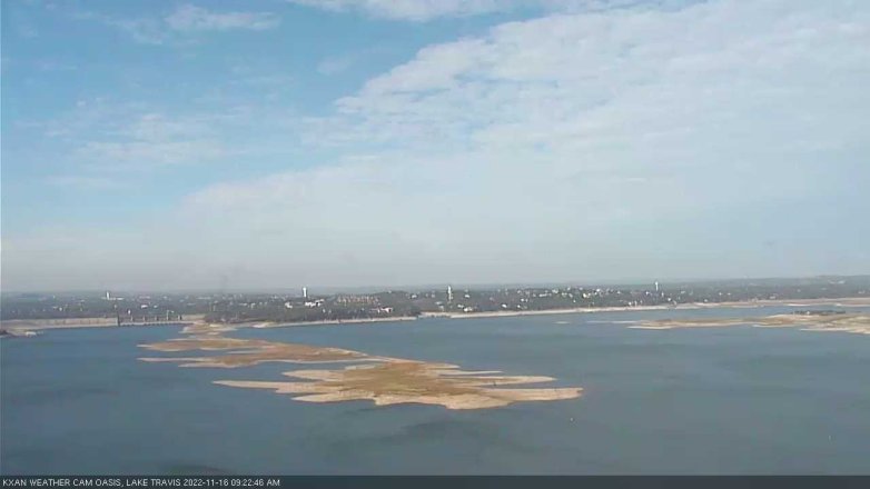 Lake Travis webcam, November 16, 2022 9:25 AM CT