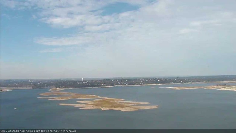 Lake Travis webcam, November 16, 2022 10:05 AM CT