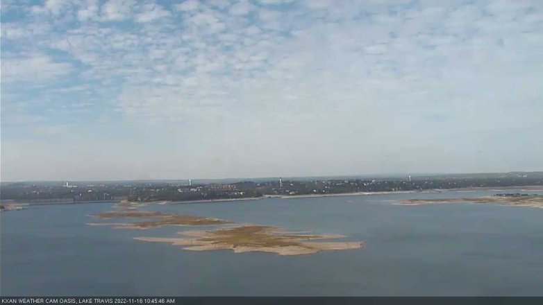 Lake Travis webcam, November 16, 2022 10:45 AM CT