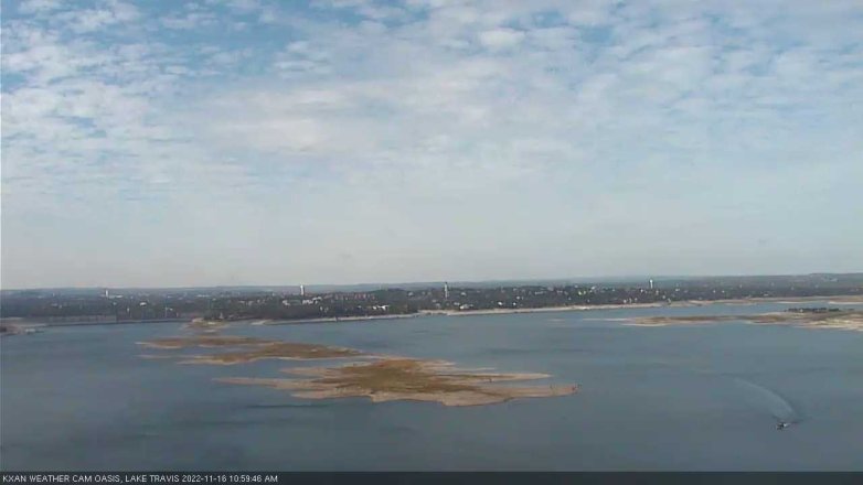 Lake Travis webcam, November 16, 2022 11:00 AM CT