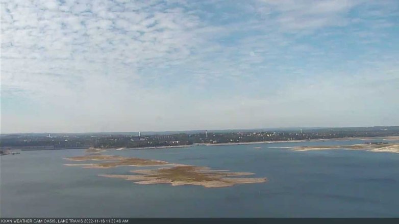 Lake Travis webcam, November 16, 2022 11:25 AM CT