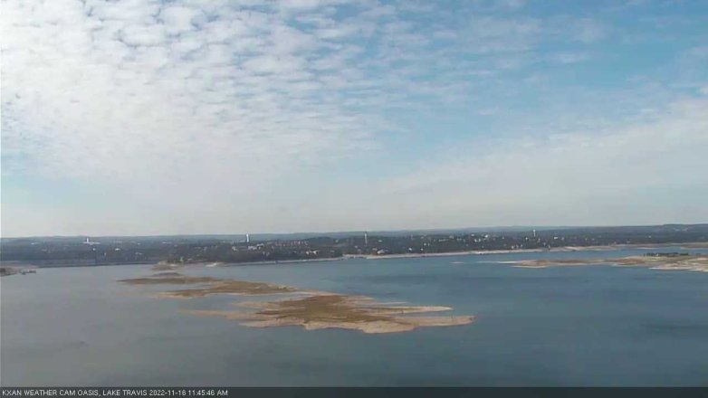 Lake Travis webcam, November 16, 2022 11:45 AM CT