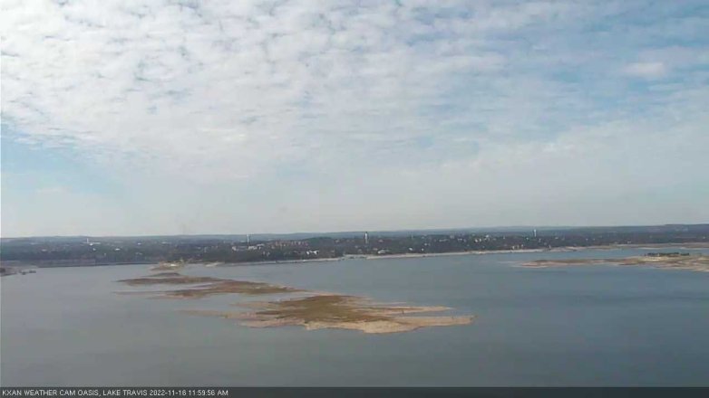 Lake Travis webcam, November 16, 2022 12:00 PM CT