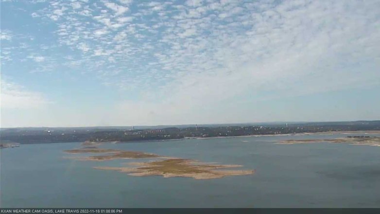 Lake Travis webcam, November 16, 2022 1:00 PM CT