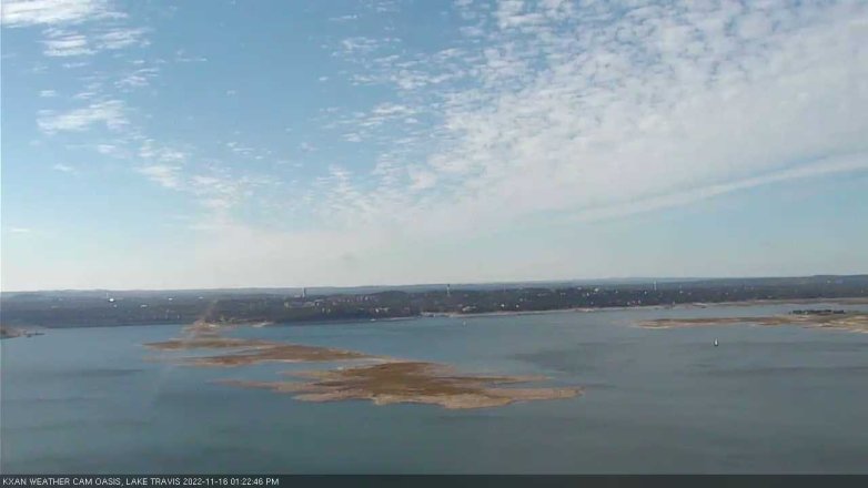 Lake Travis webcam, November 16, 2022 1:25 PM CT