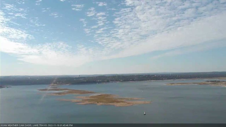 Lake Travis webcam, November 16, 2022 1:45 PM CT