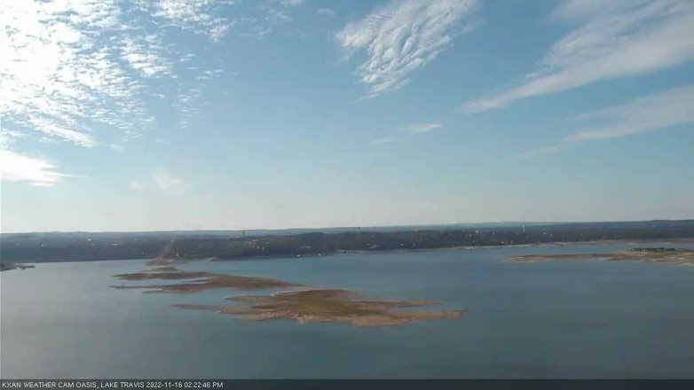 Lake Travis webcam, November 16, 2022 2:25 PM CT