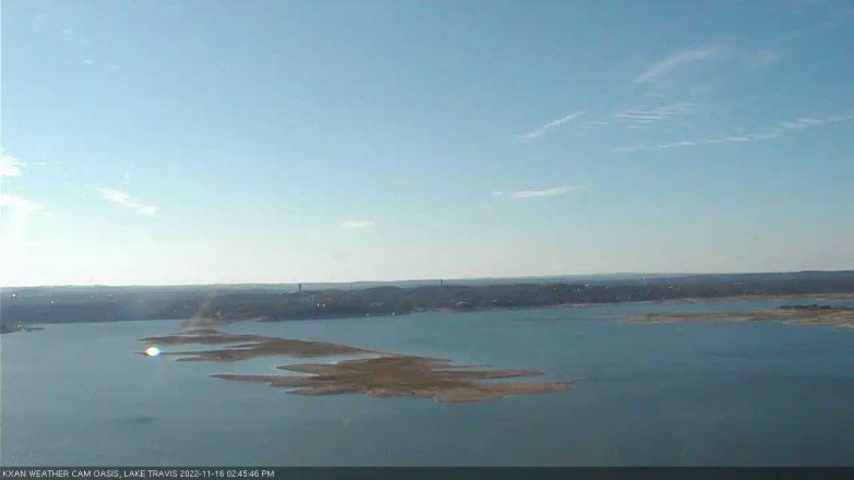 Lake Travis webcam, November 16, 2022 2:45 PM CT