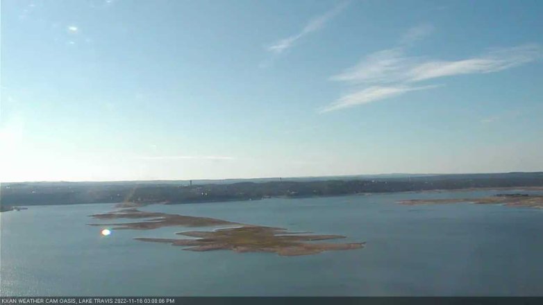 Lake Travis webcam, November 16, 2022 3:00 PM CT