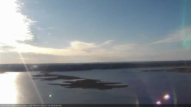 Lake Travis webcam, November 16, 2022 4:00 PM CT