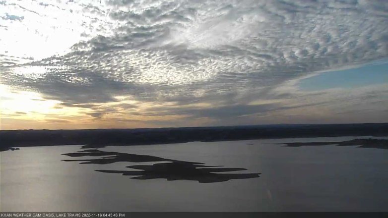 Lake Travis webcam, November 16, 2022 4:45 PM CT