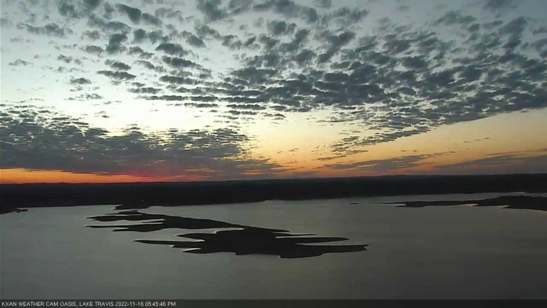 Lake Travis webcam, November 16, 2022 5:45 PM CT