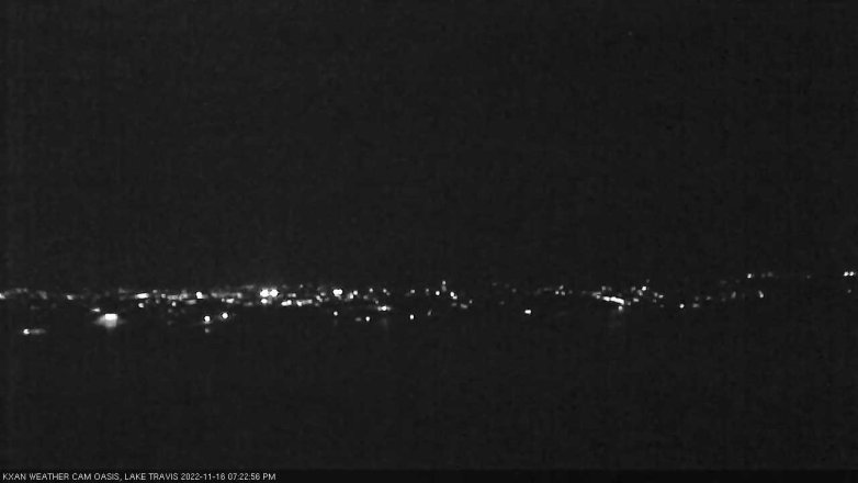Lake Travis webcam, November 16, 2022 7:25 PM CT